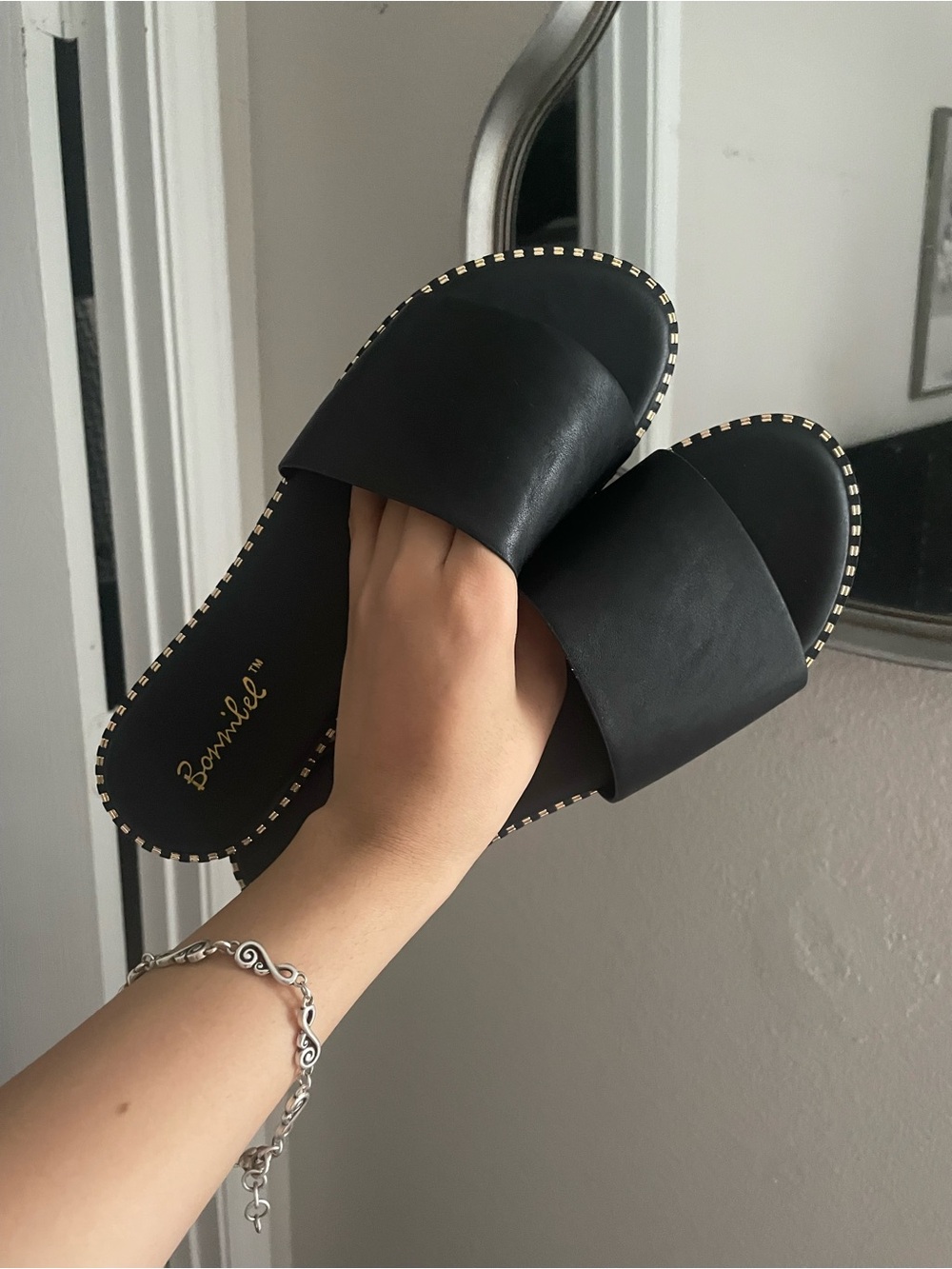 Black sandals